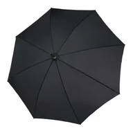 Parasole - Parasol męski Doppler Fiber Flex Big półautomatyczny długi czarny - miniaturka - grafika 1