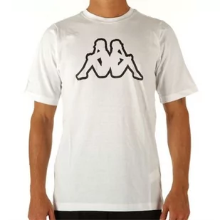 Kappa t-shirt męski biały Logo Cromen 303HZ70-903 XL - Koszulki męskie - miniaturka - grafika 1