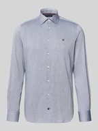 Koszule męskie - Koszula biznesowa o kroju regular fit z czystej bawełny - miniaturka - grafika 1