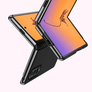 Plating Case etui Samsung Galaxy Z Fold 4 pokrowiec z metaliczną ramką niebieskie - Etui i futerały do telefonów - miniaturka - grafika 6