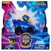Figurki dla dzieci - PAW PATROL / Psi Patrol Film 2: Mini figurka Chase z pojazdem 20142215 Spin Master p6 - miniaturka - grafika 1