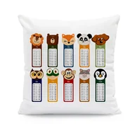 Kołdry i poduszki dla dzieci - Tabliczka mnożenia - poduszka dla dziecka - miniaturka - grafika 1