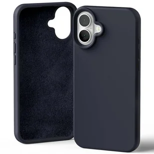 Etui MERCURY Silicone do Apple iPhone 16 Plus Granatowy - Etui i futerały do telefonów - miniaturka - grafika 1
