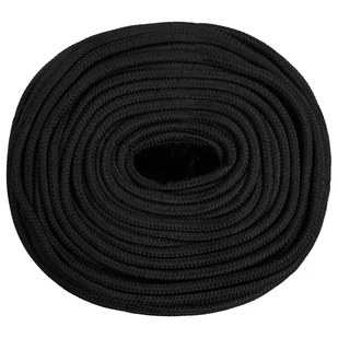 Linka żeglarska, czarna jednolita, 8 mm, 25 m, polipropylen - Żeglarstwo - miniaturka - grafika 4