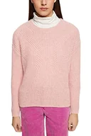 Swetry damskie - ESPRIT Damski sweter 122EE1I318, 668/BLUSH 4, XS - miniaturka - grafika 1