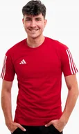 Koszulki męskie - Koszulka Męska Adidas Tiro 23 Competition Tee Czerwona HI3051 r XL - miniaturka - grafika 1