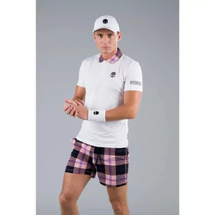Koszulka Hydrogen TARTAN ZIPPED TECH POLO - Tenis ziemny - miniaturka - grafika 1