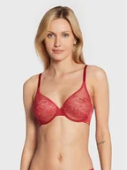Biustonosze - Gossard Biustonosz z fiszbiną Lace Sheer 13001 Różowy - miniaturka - grafika 1