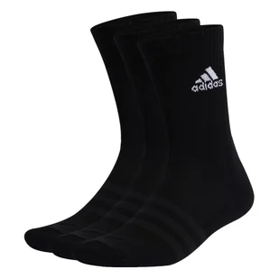 Skarpetki adidas  Cushioned Crew Socks 3 Pairs Black  L - Skarpetki damskie - miniaturka - grafika 1