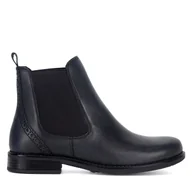 Botki damskie - Sztyblety Lasocki WI16-ALBA3-11 Granatowy - miniaturka - grafika 1