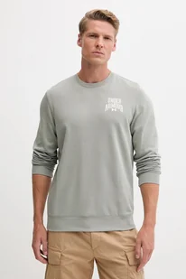 Under Armour bluza męska kolor zielony z nadrukiem - Bluzy męskie - miniaturka - grafika 1