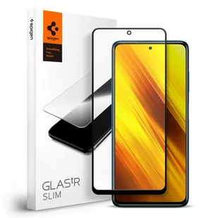 Spigen SZKŁO HARTOWANE GLASS FC XIAOMI POCO X3 NFC BLACK - Szkła hartowane na telefon - miniaturka - grafika 2