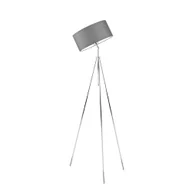 Lampy stojące - Lampa podłogowa LYSNE Malmo, 60 W, E27, stalowy-chrom, 145x50 cm - miniaturka - grafika 1