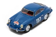 Samochody i pojazdy dla dzieci - Spark Model Porsche 356B 1600 S No.157 Rally Monte  1:43 S6141 - miniaturka - grafika 1