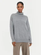 Swetry damskie - Max Mara Leisure Golf Superbo 2426366148 Szary Relaxed Fit - miniaturka - grafika 1