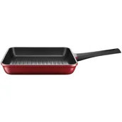 Patelnie - Ambition AMORE PATELNIA GRILLOWA 28 CM Z POWŁOKĄ QUALUM BASIC 80088 - miniaturka - grafika 1