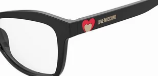 Okulary korekcyjne Love Moschino MOL604 807 - Okulary korekcyjne, oprawki, szkła - miniaturka - grafika 4