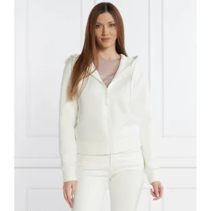 GUESS ACTIVE Bluza ALLIE SCUBA HOODIE ZIP | Regular Fit - Bluzy damskie - miniaturka - grafika 1