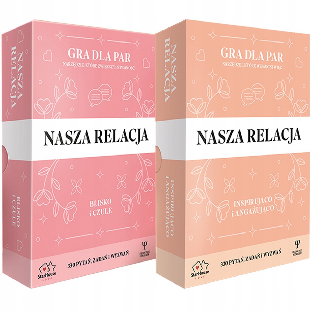 GRY dla par NASZA RELACJA Blisko Czule & Inspirująco Angażująco PREZENT