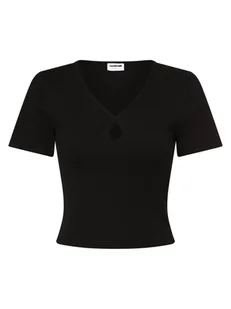 Noisy May - T-shirt damski Maya, czarny - Koszulki i topy damskie - miniaturka - grafika 1