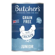 Mokra karma dla psów - Butcher's Original Junior kawałki w galaretce 24 x 400 g Kurczak - miniaturka - grafika 1