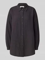 Bluzki damskie - Bluzka o kroju oversized z czystej bawełny z kapturem model ‘THYRA’ - miniaturka - grafika 1