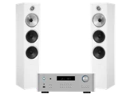 Zestawy stereo - Rotel RA-1572 MK II (srebrny) + 703 S2 (biały) - miniaturka - grafika 1