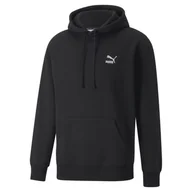 Bluzy sportowe damskie - Bluza z kapturem Puma Classics Small Logo FL - miniaturka - grafika 1