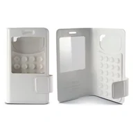 Etui i futerały do telefonów - Case Folio na telefon komórkowy KSIX 4,5" Biały Uniwersalny - miniaturka - grafika 1