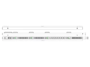 Zarządzalna listwa zasilająca RACK PIONOWA 42U 16 x IEC C13 + 6 x IEC C19 + 8 x CEE 7/5, pełna kontrolę i zarządzanie zasobami sprzętowymi online AVIZIO POWER - AVIZIO POWER - Akcesoria do serwerów - miniaturka - grafika 1
