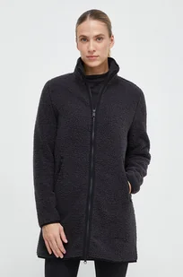 Jack Wolfskin bluza sportowa High Curl kolor czarny - Bluzy damskie - miniaturka - grafika 1