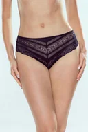 Majtki damskie - Eldar Hariet koronkowe majtki Czarne XL - miniaturka - grafika 1