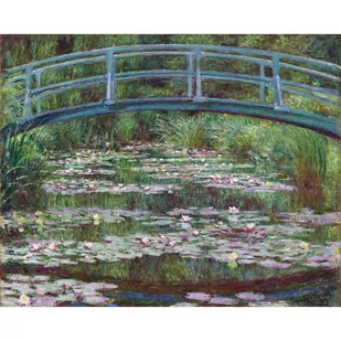 Reprodukcja obrazu Claude'a Moneta – The Japanese Footbridge, 50x40 cm - Obrazy i zdjęcia na płótnie - miniaturka - grafika 1