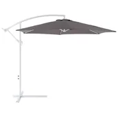 Parasole ogrodowe - Wiszący Parasol Z Rączką - Ok. 3 M, Antracyt - miniaturka - grafika 1