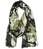 Apaszki i szaliki damskie - Ciepły stylowy szal szalik Chusta abstrakcyjny miękki gładki 180x75 cm - miniaturka - grafika 1