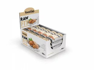 20 X Baton Raw Fit migdałowy 30g Food Lab >>dostawa już od 6 zł, zapraszamy!<< - Batoniki - miniaturka - grafika 1