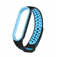 Akcesoria do smartwatchy - Opaska Pasek Do Xiaomi Mi Band 5 Perforowana - miniaturka - grafika 1