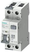 Bezpieczniki elektryczne - Siemens Wyłącznik kombinowany RCBO typA 30mA 10kA 1+N B10A 5SU1354-6KK10 5SU1354-6KK10 - miniaturka - grafika 1