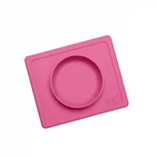Miseczki i talerzyki dla dzieci - EZPZ, Silikonowa miseczka z podkładką, Mini Bowl, Różowy, 2w1 - miniaturka - grafika 1