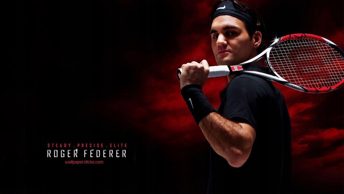 PODKŁADKA POD MYSZ Nadruk 22x18 cm Roger Federer Tenisista Tekst Prezent