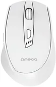 Myszki - OMEGA MOUSE WIRELESS RECHARGEABLE USB-C WHITE [46036] - miniaturka - grafika 1