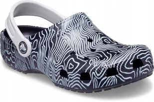 Dziecięce Chodaki Crocs Classic Topographic 29-30 - Koszulki i topy damskie - miniaturka - grafika 1