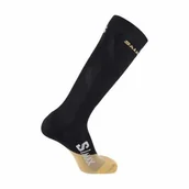 Skarpetki i podkolanówki sportowe - Skarpety Salomon S/Max Black / Blazing Orange - miniaturka - grafika 1