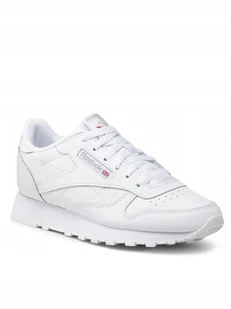 Reebok Buty Cl Lthr GZ6097 Ftwwht/Ftwwht/Ftwwht - Buty sportowe damskie - miniaturka - grafika 1