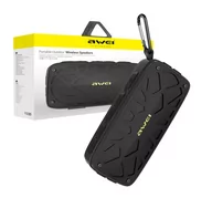 Nośniki danych - Komsa AWEI głośnik Bluetooth Y330 czarny - miniaturka - grafika 1