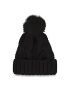 Czapki damskie - 4F Czapka 4FWAW24ACAPF411 Czarny - miniaturka - grafika 1