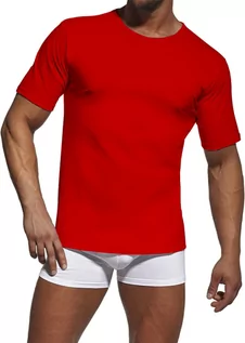 Koszulki męskie - Koszulka Authentic 202 New czerwona Cornette - grafika 1