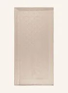 Apaszki i szaliki damskie - Calvin Klein Szalik Z Brokatową Przędzą beige - miniaturka - grafika 1