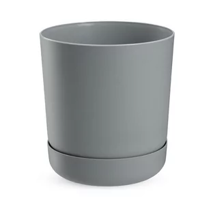 Doniczka Kama z podstawką 20 cm, platyna - Donice - miniaturka - grafika 1