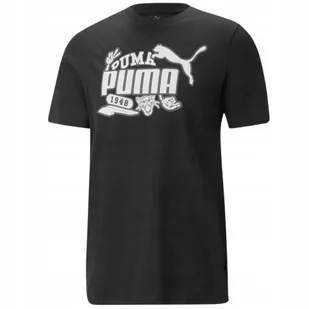 Puma Koszulka Męska T-Shirt Czarna 67447601 Xl - Koszulki męskie - miniaturka - grafika 1
